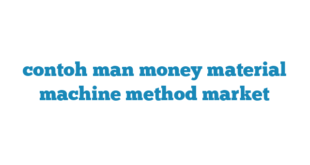 contoh man money material machine method market